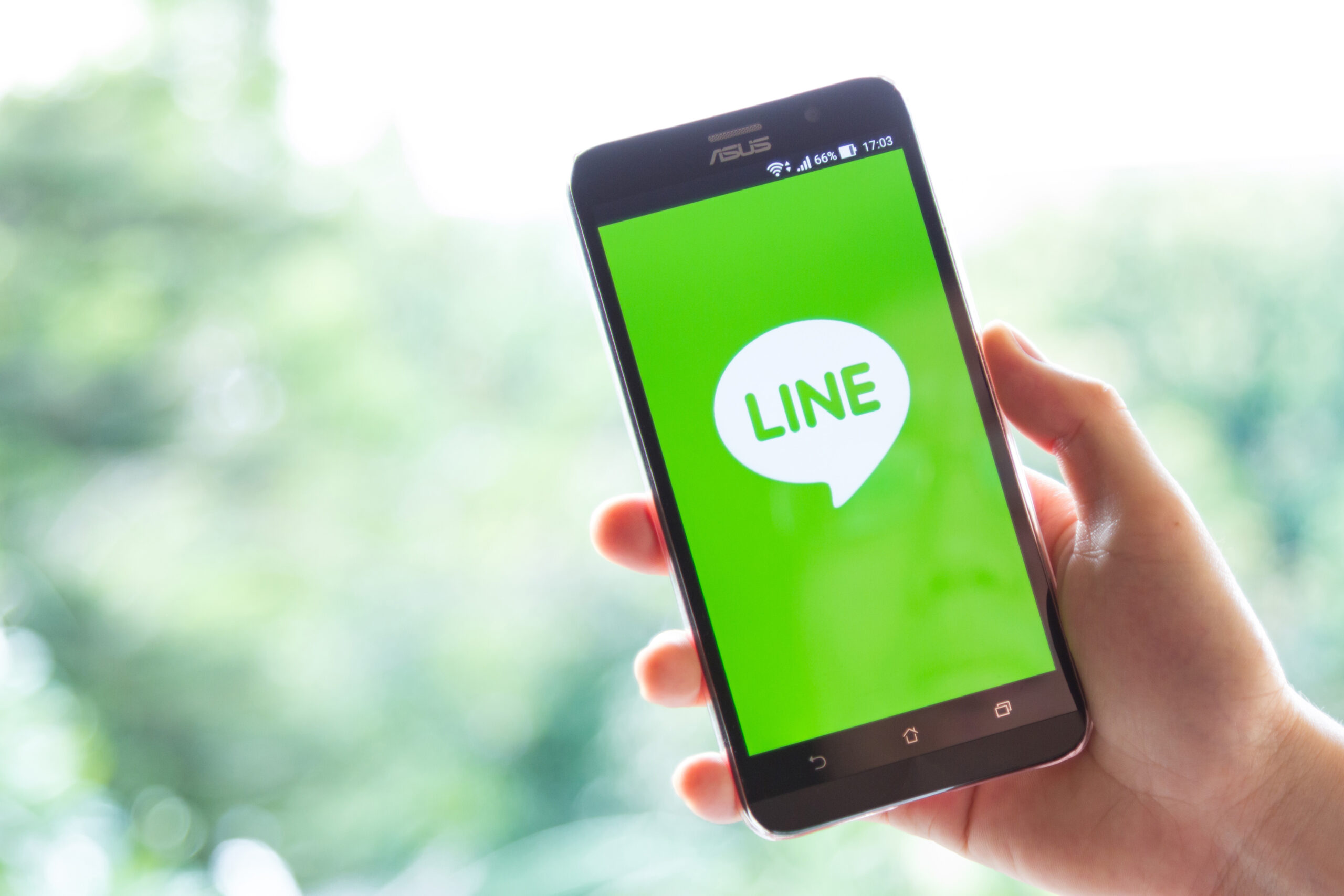 line 採用